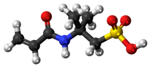 Darstellung eines Acrylamid-Moleküls