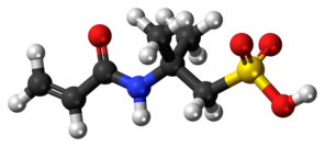 Darstellung eines Acrylamid-Moleküls Darstellung eines Acrylamid-Moleküls